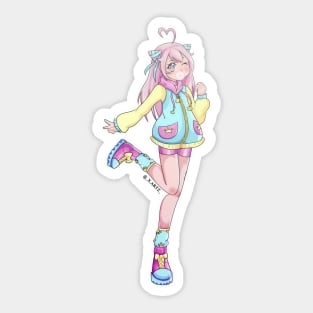 Anime Girl #1 Sticker